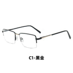 Trendy Metal Semi-Rimmed Eyewear