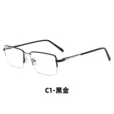 Trendy Metal Semi-Rimmed Eyewear