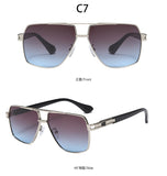 Double Bridge Retro UV Protection Glasses