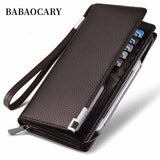 Premium Business Zipper Multi-Card Wallet