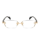 New anti-blue fashionable rimless Optical Glass