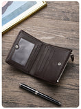 Retro Zipper Buckle Men's  Wallet