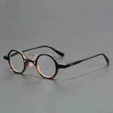 Retro Designer Gradient Small Round Glasses