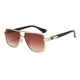 Double Bridge Retro UV Protection Glasses