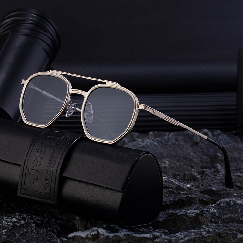 Men's Foreign Trade Square High-end Business Sunglasses