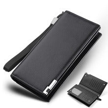 Premium Business Zipper Multi-Card Wallet