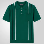 Men Summer Luxury Knitted Polo Shirt