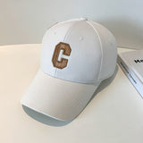 Letter C Embroidered Baseball Cap