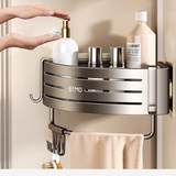 No-Drill Bathroom Storage Rack for Toilet