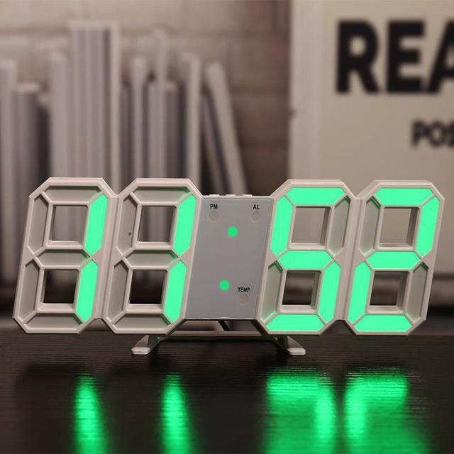LED Digital Wall Hanging Calendar Thermometer Electronic Digital Clocks