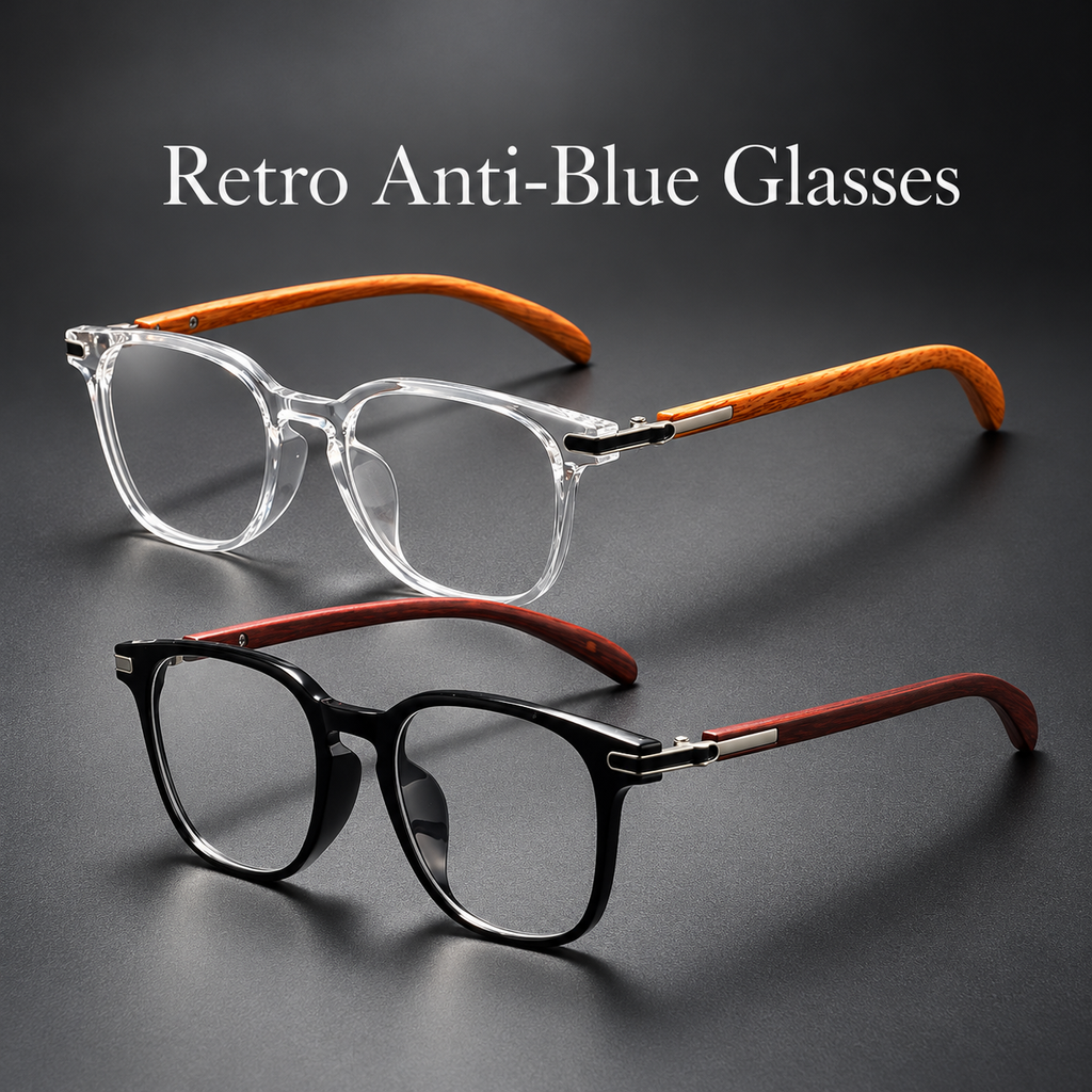 VistaWood Retro Anti-Blue Optical Glasses