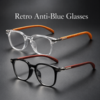 VistaWood Retro Anti-Blue Optical Glasses