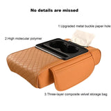 Car Multifunctional Armrest Box With Tissue