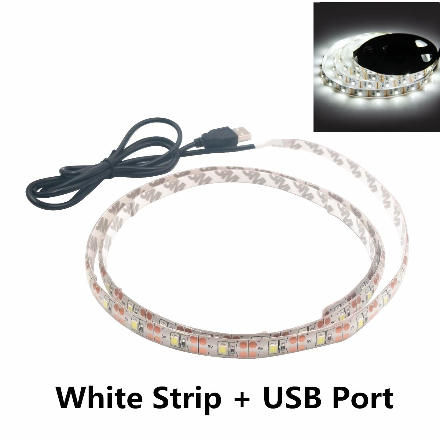 16 Color Changing LED Strip Light with IR Remote