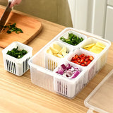 Refrigerator Storage Box 6 Grids