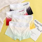 Men's gradient print seamless underwear - 2 ( Set of 03 )