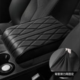 PU Leather lattice Pattern Embroider Car Hand Support