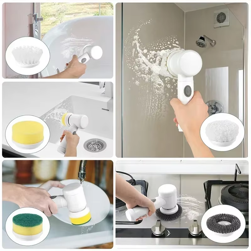 Multi Surface Handheld Power Cleaning Brush