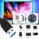 16 Color Changing LED Strip Light with IR Remote