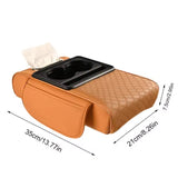 Car Multifunctional Armrest Box With Tissue