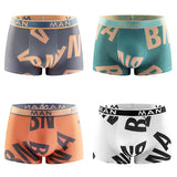 Seamless Letter Printed Underwear (Set of 4)