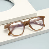 Unisex Full Rim Square TR90 Eyeglasses