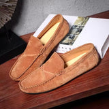 Super Comfortable Premium Upper Velvet Loafer for Men/Light Brown/41