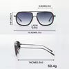 Retro Punk Metal Frame Street Shades