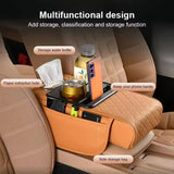 Car Multifunctional Armrest Box With Tissue