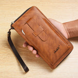 Men's New Fashion Multi-Card Slot Soft Long Wallet