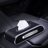 Car creative instrument panel tissue box