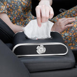 Car creative instrument panel tissue box