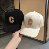 Letter C Embroidered Baseball Cap