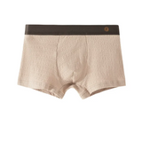 Grid Pattern Ice Silk Boxer Briefs  ( Set of 03 )