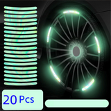 Car reflective wheel stickers (20 pcs)