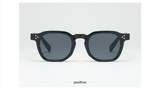Retro Thick Oval Frame Sunglasses
