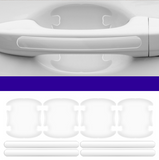 Car transparent door bowl sticker (8 pcs set)