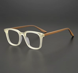 Designer Frosted Square Frame Glasses