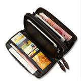 Classic Double Pull Urban Fashion Long Business Wallet