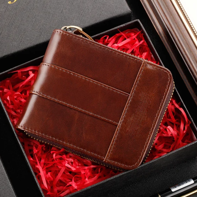 Top Quality PU Leather Zipper Wallet