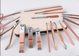 18-Piece Stainless Steel Nail Clipper Set