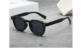 Retro Thick Oval Frame Sunglasses