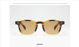 Retro Thick Oval Frame Sunglasses