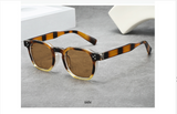 Retro Thick Oval Frame Sunglasses