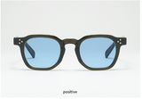 Retro Thick Oval Frame Sunglasses