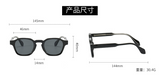 Retro Polygonal  Pin Holder Eyeglasses