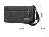 European-Style Zipper Wallet with Multi-Card Slots