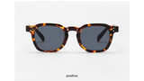 Retro Thick Oval Frame Sunglasses