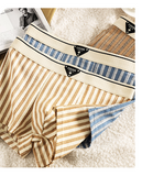 New Striped Soft Cotton Underwear (set of 04)