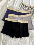 Threaded Contrast Color Men’s Boxer( Set of 04)